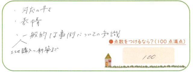 対応の早さ